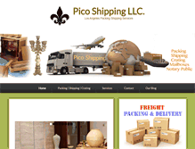 Tablet Screenshot of picoshipping.com